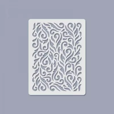 Texturáló 3D stencil, 7,5x10 cm - 009