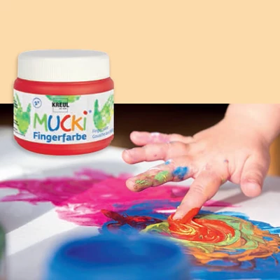 Ujjfesték, Mucki, 150 ml - bőrszín