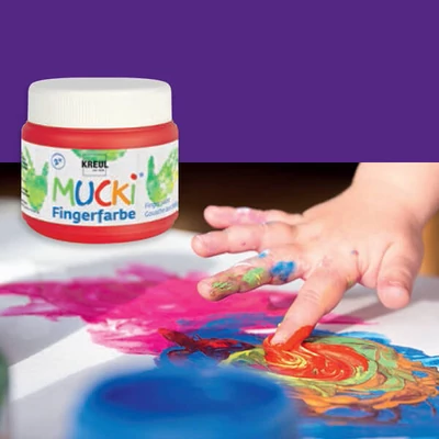Ujjfesték, Mucki, 150 ml - lila