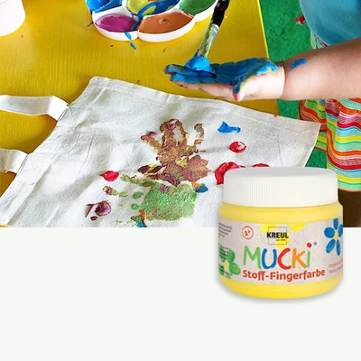 Mucki ujjfesték textilre, 150 ml - fehér