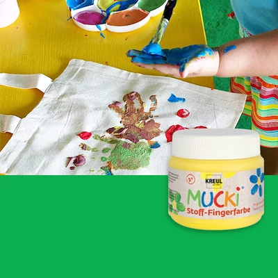 Mucki ujjfesték textilre, 150 ml - zöld
