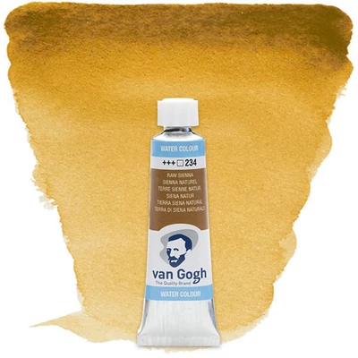 Talens Van Gogh tubusos akvarellfesték, 10 ml - 234, raw sienna