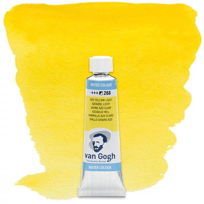Talens Van Gogh tubusos akvarellfesték, 10 ml - 268, azo yellow light