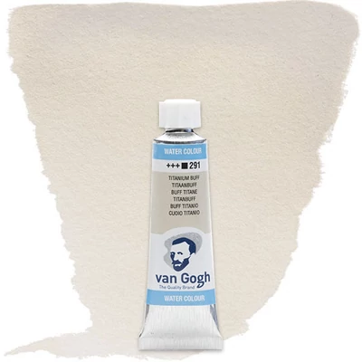 Talens Van Gogh tubusos akvarellfesték, 10 ml - 291, titanium buff