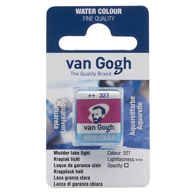Talens Van Gogh szilkés akvarellfesték, 1/2 szilke - 327, madder lake light