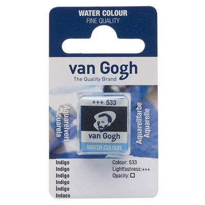 Talens Van Gogh szilkés akvarellfesték, 1/2 szilke - 533, indigo