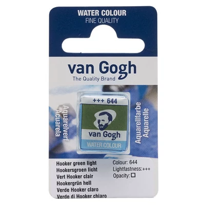 Talens Van Gogh szilkés akvarellfesték, 1/2 szilke - 644, Hooker green light