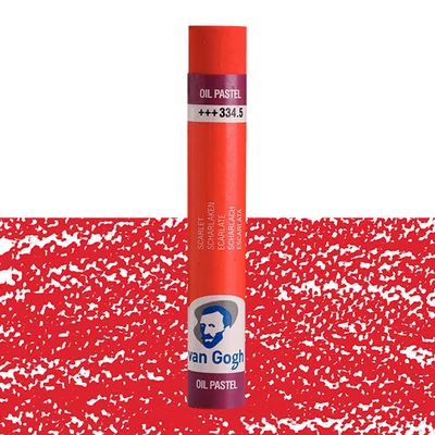 Van Gogh olajpasztell kréta - 334.5, scarlet