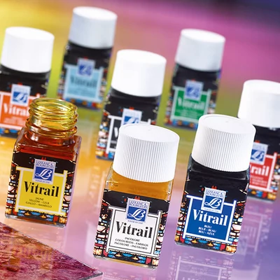 Vitrail gyantaalapú üvegfesték, 50 ml - különféle színekben