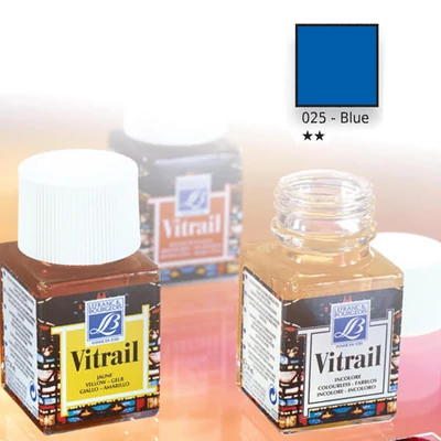 Vitrail gyantaalapú üvegfesték, 50 ml - kék