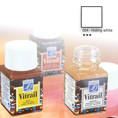 Vitrail gyantaalapú üvegfesték, 50 ml - fehér