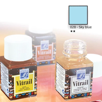 Vitrail gyantaalapú üvegfesték, 50 ml - égkék