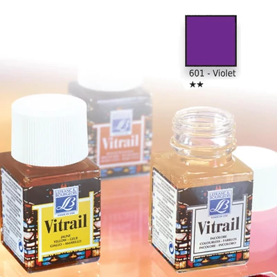 Vitrail gyantaalapú üvegfesték, 50 ml - viola