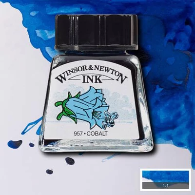 Winsor&amp;amp;Newton tinta, 14 ml - cobalt