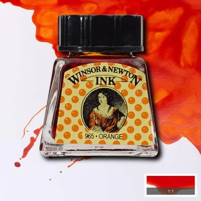 Winsor&amp;Newton tinta, 14 ml - orange