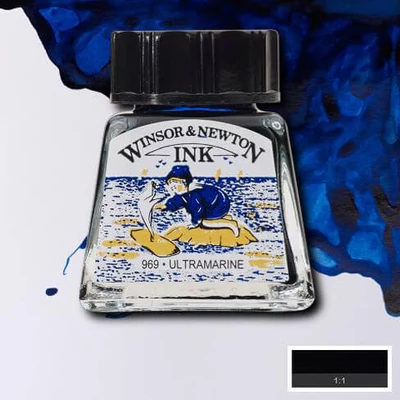 Winsor&Newton tinta, 14 ml - ultramarine