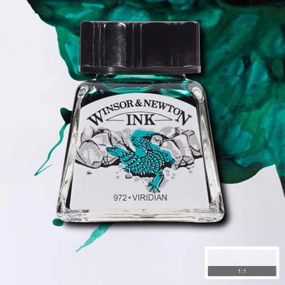 Tinta, W&amp;amp;N, 14 ml, 692, viridian