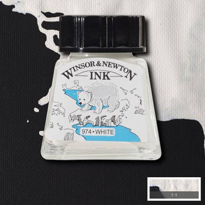 Winsor&Newton tinta, 14 ml - 702, white