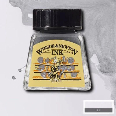 Tinta, W&amp;amp;N, 14 ml, 617, silver