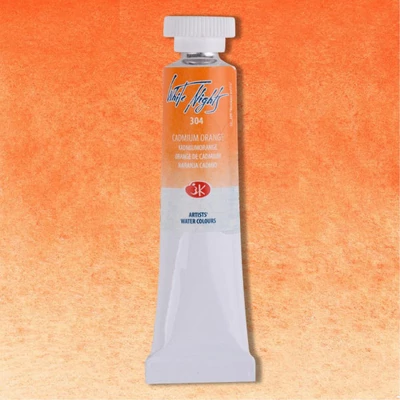 White Nights tubusos akvarellfesték, 10 ml - 304, cadmium orange