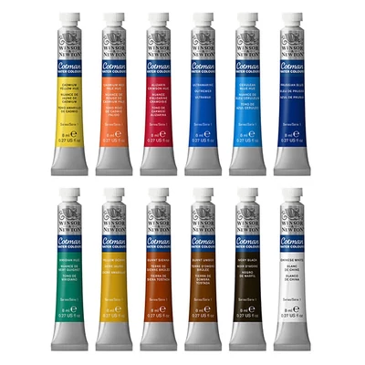 Winsor&amp;Newton Cotman tubusos akvarellfesték, 8 ml - különféle színekben