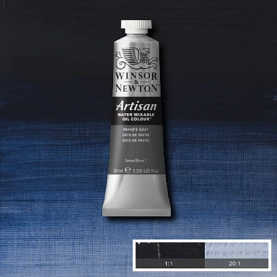 Winsor&amp;amp;Newton Artisan vizes olajfesték, 37 ml - 465, payne's gray