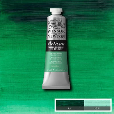 Winsor&amp;amp;Newton Artisan vizes olajfesték, 37 ml - 521, phthalo green yellow shade