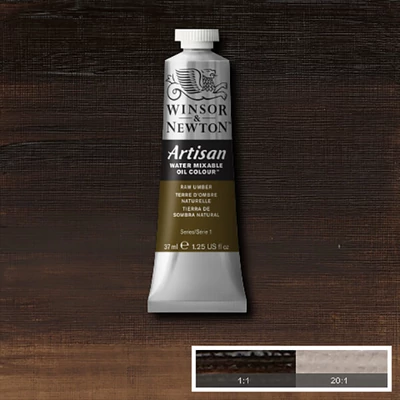 Winsor&amp;amp;Newton Artisan vizes olajfesték, 37 ml - 554, raw umber