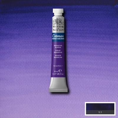 Winsor&amp;Newton Cotman tubusos akvarellfesték, 8 ml - 231, dioxazine violet		