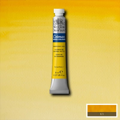 Winsor&amp;amp;Newton Cotman tubusos akvarellfesték, 8 ml - 266, gamboge hue