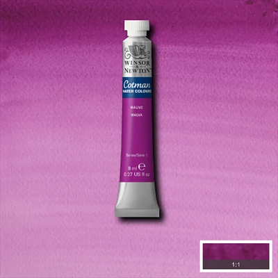 Winsor&amp;Newton Cotman tubusos akvarellfesték, 8 ml - 398, mauve