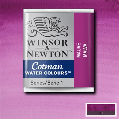 Winsor&amp;amp;Newton Cotman 1/2 szilkés akvarellfesték - 398, mauve