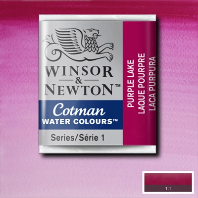 Winsor&amp;Newton Cotman 1/2 szilkés akvarellfesték - 544, purple lake