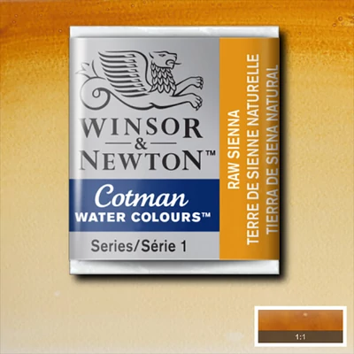 Winsor&Newton Cotman 1/2 szilkés akvarellfesték - 552, raw sienna