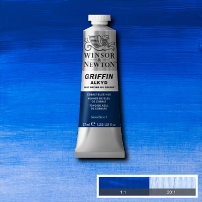Winsor&amp;Newton Griffin alkyd olajfesték, 37 ml - 179, cobalt blue hue