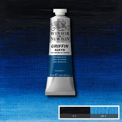 Winsor&amp;amp;Newton Griffin alkyd olajfesték, 37 ml - 538, prussian blue