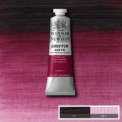 Winsor&amp;Newton Griffin alkyd olajfesték, 37 ml - 544, purple lake