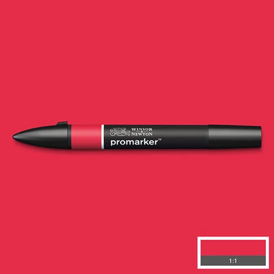 ProMarker kétvégű alkoholos filctoll - R666, red