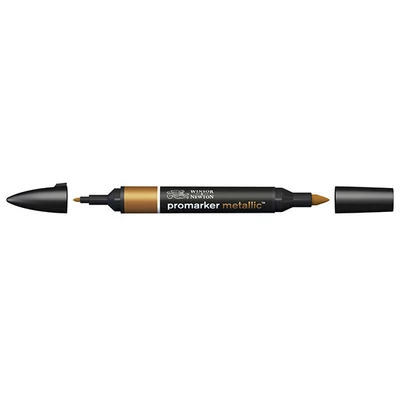 ProMarker Metallic kétvégű alkoholos filctoll - red gold