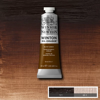 Winsor&Newton Winton olajfesték, 37 ml - 076, burnt umber