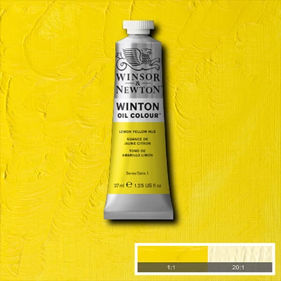 Winsor&amp;amp;Newton Winton olajfesték, 37 ml - 346, lemon yellow hue