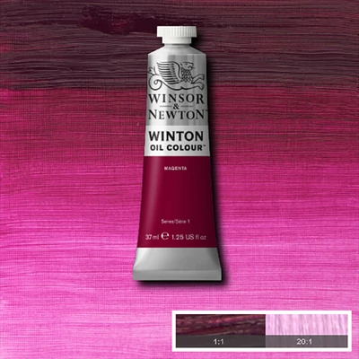 Winsor&amp;amp;Newton Winton olajfesték, 37 ml - 380, magenta
