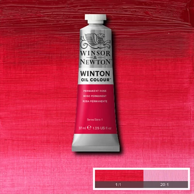 Winsor&amp;amp;Newton Winton olajfesték, 37 ml - 502, permanent rose