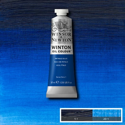Winsor&amp;Newton Winton olajfesték, 37 ml - 516, phthalo blue