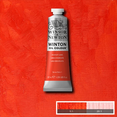 Winsor&amp;amp;Newton Winton olajfesték, 37 ml - 603, scarlet lake