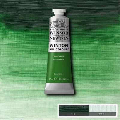Winsor&amp;Newton Winton olajfesték, 37 ml - 637, terre verte