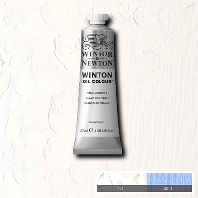 Winsor&amp;amp;Newton Winton olajfesték, 37 ml - 644, titanium white