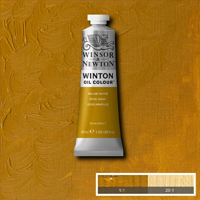 Winsor&amp;amp;Newton Winton olajfesték, 37 ml - 744, yellow ochre