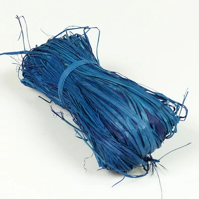 Raffia, 50 g - kék
