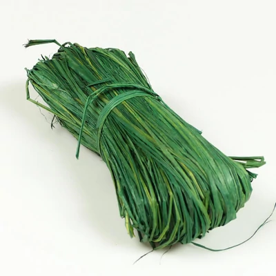 Raffia, 50 g - sötétzöld